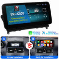 Für Benz C Klasse W204 07-2010 Navi 8+128G Qualcomm Android 13 Carplay Autoradio