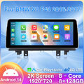 DAB+ Android 14 Autoradio Für BMW X1 F48 NBT CarPlay Octa Core 8+128GB GPS Navi