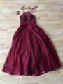 Abschlusskleid Gr.36 Bordeaux Rot Ballkleid Abendkleid