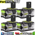 4X 18V 5Ah 7Ah 9Ah 12Ah Akku für RYOBI One Plus Lithium RB18L50 P108 Batterie