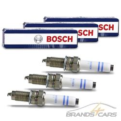 3x BOSCH ZÜNDKERZE FÜR SEAT IBIZA Mii SKODA CITIGO FABIA VW POLO UP 1.0 BJ AB 11# # ERSTAUSRÜSTER-QUALITÄT // DEUTSCHE MARKENWARE # #