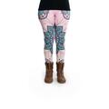 cosey - Leggins Leggings (Einheitsgröße) bedruckt bunt - Design Mandala Blume