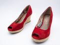 Tamaris Damen Pumps High Heels Halbschuh Absatzschuh rot Gr. 37 EU Art. 7844-40