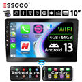 10" Android 13 Carplay Autoradio GPS Nav RDS Kamera WIFI Mit IPS Bldschirm 4+64G