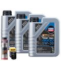 Motoröl 5W30 LIQUI MOLY Top Tec 4600 3L+HENGST Ölfilter +Ölschlammspülung