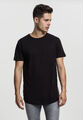 Urban Classics Herren T-Shirt Shaped Long Tee extra lang oversize Shirt TB638