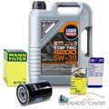 MANN ÖLFILTER+5L LIQUI MOLY TOP TEC 4200 5W-30 FÜR SKODA OCTAVIA 1.6-2.0 96-13