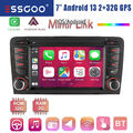 Android 13 Carplay Autoradio 2+32G GPS BT RDS WIFI Für Audi A3 S3 RS3 8V 8PA 8P1