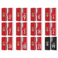 S.L. BENFICA 2021/22 PLAYERS HOME KIT LEDER BUCH HÜLLE FÜR SAMSUNG HANDYS 4