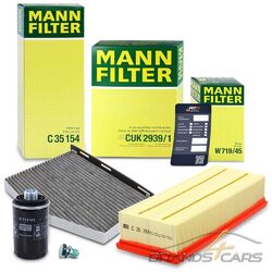 MANN INSPEKTIONSPAKET FÜR AUDI A3 SEAT SKODA VW GOLF PASSAT TIGUAN 1.8 2.0 TSI# # ERSTAUSRÜSTER-QUALITÄT // DEUTSCHE MARKENWARE # #