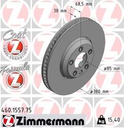 ZIMMERMANN Bremsscheibe Bremsscheiben  Bremsen FORMULA Z COAT Z Vorne links