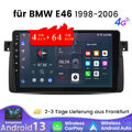 Für BMW E46 8-Kern 4+64GB Android 13 Autoradio GPS Navi CarPlay 4G WIFI DAB+ SWC