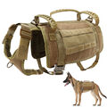 Taktisches Hundegeschirr Molle Militär Hundeausbildung Tragegeschirr für Hund