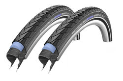 2 x Schwalbe Marathon Plus Fahrradreifen 16/20/24/26/28 Zoll Schläuche wählbar