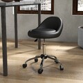 HOMCOM Rollhocker Höhenverstellbarer Arbeitshocker 63-83cm Drehhocker mit Rädern