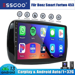 32G DAB+ Android 13 Kam Für Benz Smart Fortwo 453 Autoradio GPS Nav WIFI CarPlay