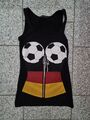 Melrose Shirt Top Deutschland Fußball EM WM schwarz Gr. S