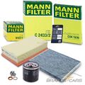 MANN-FILTER INSPEKTIONSPAKET FILTERSATZ A FÜR NISSAN QASHQAI 1.6 2.0 BJ 07-13