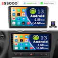 Für Audi A3 8P S3 8V RS3 2003-2012 Autoradio 4+64G Carplay Android 13 +Kam NAVI