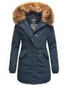 Marikoo Karmaa Damen Winter Jacke Stepp Parka Mantel Winterjacke warm gefüttert