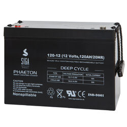 Solar Akku 120Ah 12V AGM GEL Batterie Solarbatterie Wohnmobilbatterie 100Ah