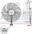 NISSENS Lüfter, Motorkühlung Links, Rechts u.a. für AUDI, SEAT, VW
