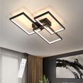 ZMH LED Design Deckenleuchte Dimmbar Fernbedienung Wohnzimmer modern Deckenlampe