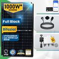 Balkonkraftwerk 1000W PV Solarmodule Bifazial mit Deye Wechselrichter 800W WIFI