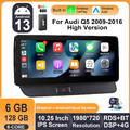 10,25" Android 13 Autoradio für Audi Q5 09-2016 DAB+ CarPlay 8-Kern 128G GPS 4G