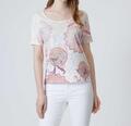 Damen Shirt mit Ornamentdruck "creme/rosé" Gr. 42 UVP:49,98€ K102