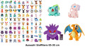 Pokémon Plüschtiere Stofftiere Kuscheltiere Verschiedene Größen 5-35 cm Auswahl