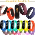 Armband für Xiaomi Mi Band 5 6 7 Fitness Tracker Smartwatch Silikon Ersatz