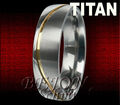 TITAN RINGE 6mm EHERINGE TRAURINGE PARTNERRINGE HOCHZEITSRINGE VERLOBUNGSRINGE 