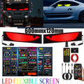 1-2x 60cm Lkw Devil's Eye Lampe LED-Bildschirm Auto-Augenlicht dynamisches Licht