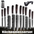 Küchenmesser Damaskus Muster Edelstahl Chef Messer Fleischbeil Scharfes Messer