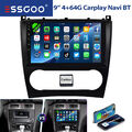 4+64G Android13 Autoradio GPS Navi für Mercedes Benz C/CLC Klasse W203 2005-2009