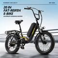 Elektrofahrrad Damen E-City Bike 20 Zoll E Mountainbike 48V 15AH eBike 25km/h