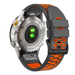 Silikon Armband für Garmin Fenix 7 7X Solar 6 6X Pro 5 5X 3 HR Epix 2 Quick Fit