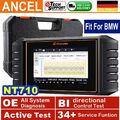 Foxwell NT710 Bidirektional OBD2 Scanner Diagnosegerät E~U-Codierung Fit für BMW