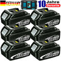 6X original 18V/12,0Ah für Makita Akku BL1860B 6,0Ah BL1850 BL1830 /Ladegerät