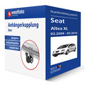 Westfalia Anhängerkupplung starr für SEAT Altea XL Typ 5P5/5P8 AHK