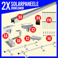 PV Photovoltaik Solarpaneel Halterung 2X Montage Set Ziegeldach Befestigung