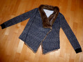 Hollister Jacke mit Webpelz, Gr. M/L