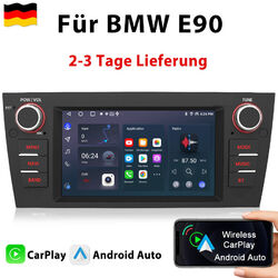 Carplay 7"Android 12 Autoradio GPS Navi BT WIFI DAB+ Für BMW 3er E90 E91 E92 E93