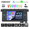 DAB+ 32G Android 13 Autoradio CarPlay GPS Navi BT Kamera RDS WIFI für BMW E46 M3