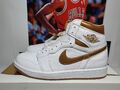 Nike Air Jordan 1 Retro High OG Gold Metallic UK 11 EUR 46 (FD2596 107)