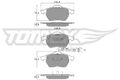 TOMEX Brakes Bremsbelagsatz Scheibenbremse TX 10-942 für VW BORA 1 1J2 Variant 4