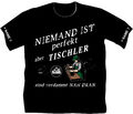 T-Shirt Holzbau Tischler Schreiner Bedruckte Arbeitsbekleidung Logo Wunschname