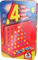 Schmidt Spiele 51214 Vier, Mitbringspiel in der Metalldose, 2 Spieler, ab 6 Jahr