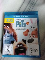 Pets Bluray  + Bluray 3D